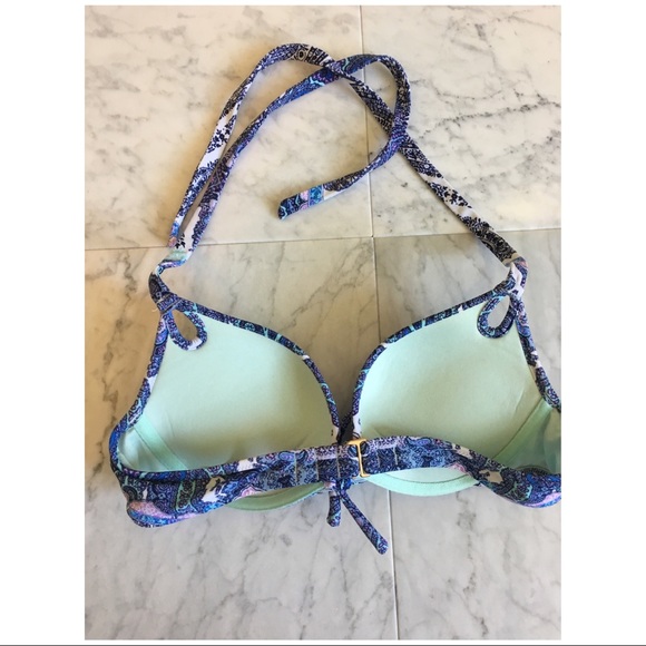 ❌SOLD❌ Victoria Secret Multi-Color Bikini Top - Picture 2 of 4